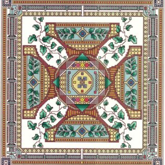 Renaissance Motif cross stitch pattern from Vickery Collection VC-2077