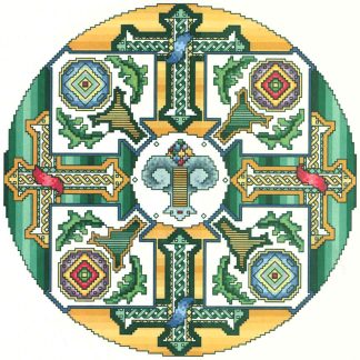 Gothic in the Round cross stitch pattern from Vickery Collection VC-2091