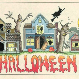 Halloweentown cross stitch pattern from Vickery Collection VC-2095