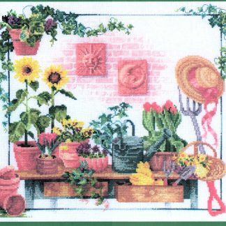 Celestial Garden cross stitch pattern from Vermillion Stitchery VM-729