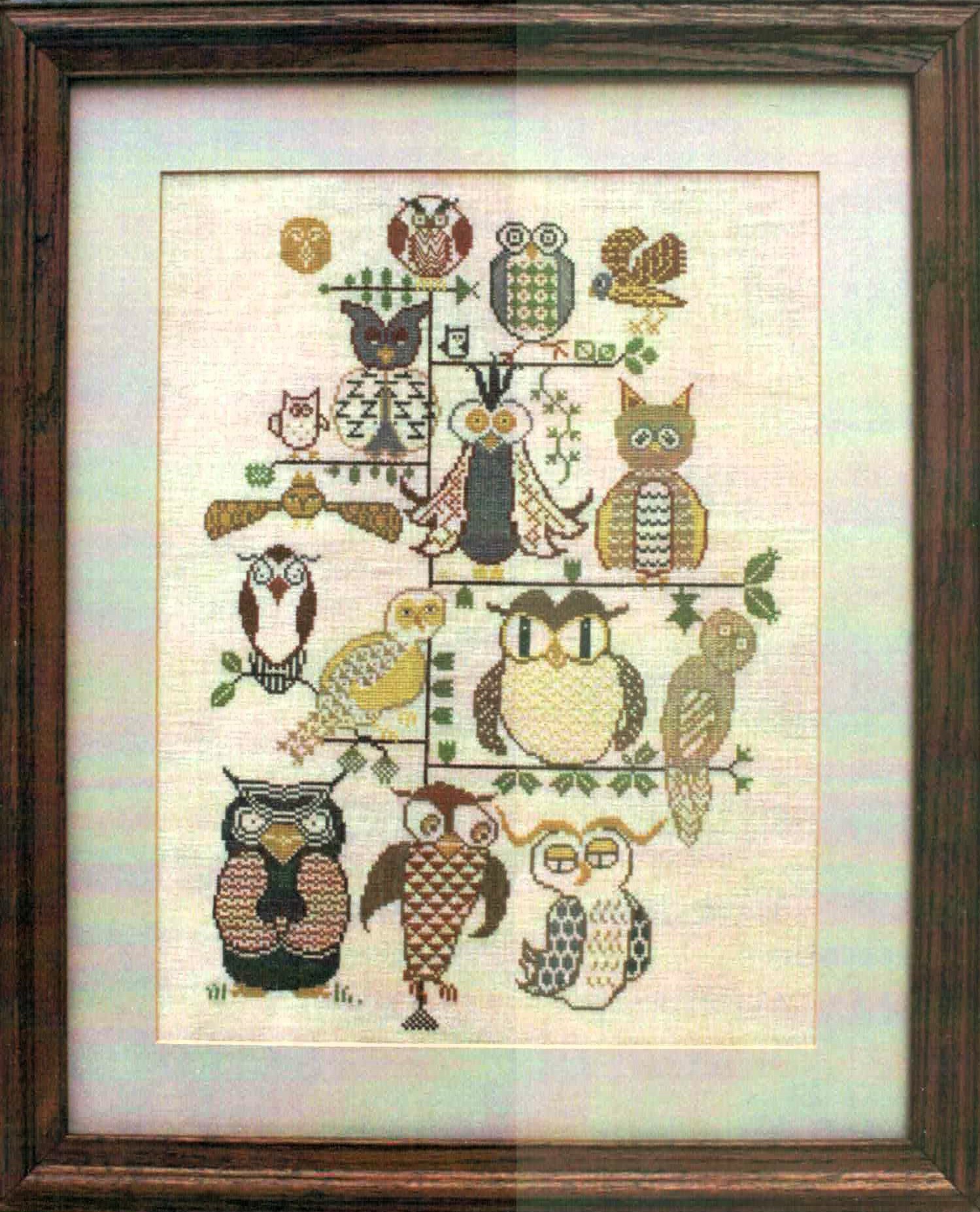 Hootenannies cross stitch pattern from The Workbasket WBK-HOO