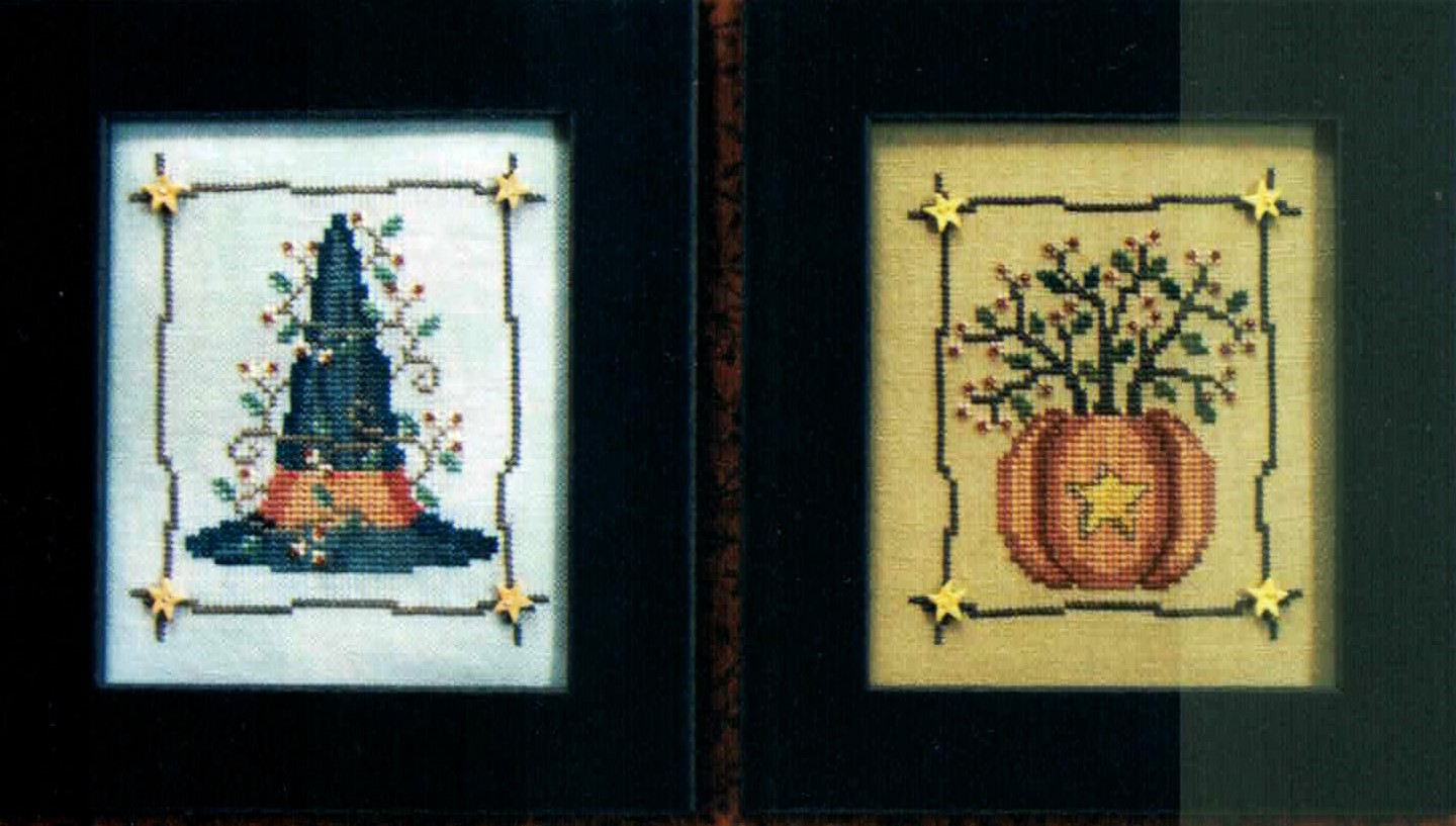 Bittersweet Autumn cross stitch pattern from Waxing Moon Designs WMD-160
