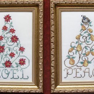 Swirly Trees cross stitch pattern from Waxing Moon Designs WMD-161