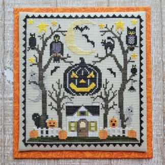 Little House in the Haunted Woods cross stitch pattern from Waxing Moon Designs WMD-226
