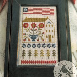 Baltimore Saltbox cross stitch pattern from With Thy Needle & Thread WTN-CS277