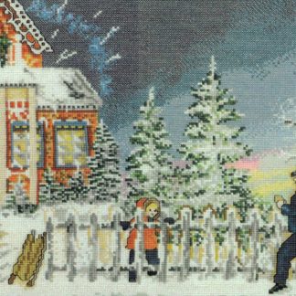The Postman cross stitch pattern from X's & Oh's XO-K740