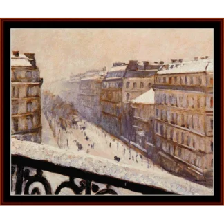 Boulevard Houssmann cross stitch pattern from Cross Stitch Collectibles XS-CA07