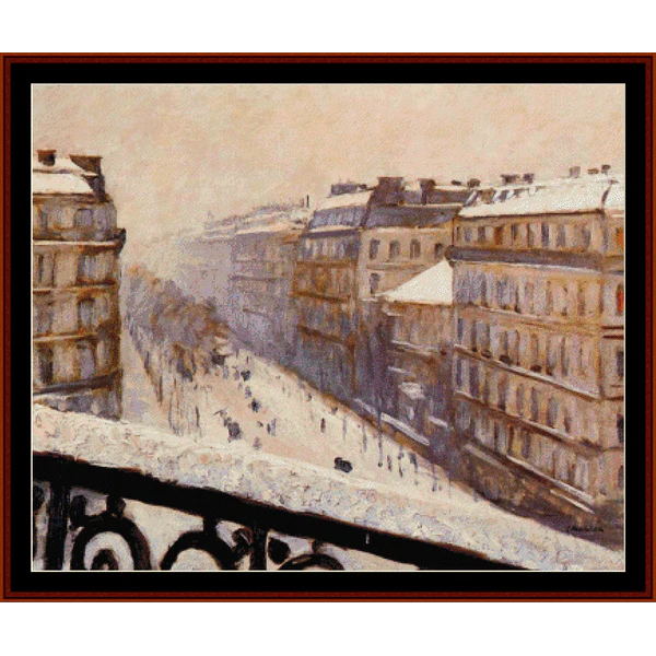 Boulevard Houssmann cross stitch pattern from Cross Stitch Collectibles XS-CA07