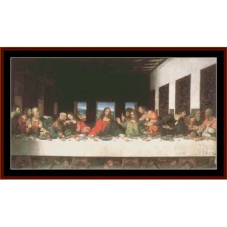 The Last Supper cross stitch pattern from Cross Stitch Collectibles XS-DA14