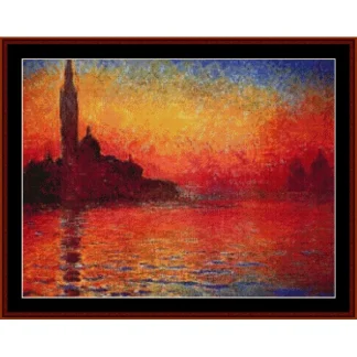 Dusk, 1908 cross stitch pattern from Cross Stitch Collectibles XS-MO43