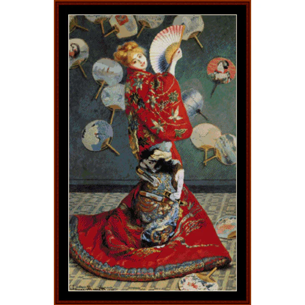 La Japonaise cross stitch pattern from Cross Stitch Collectibles XS-MO44