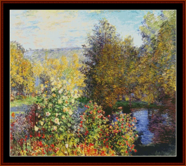 Garden at Montgeron cross stitch pattern from Cross Stitch Collectibles XS-MO47