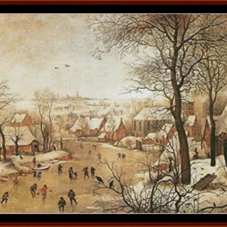 Winter Landscape cross stitch pattern from Cross Stitch Collectibles XS-PB03