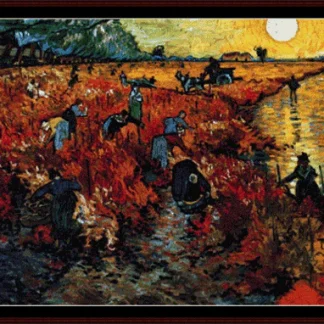 Red Field at Sunset cross stitch pattern from Cross Stitch Collectibles XS-VG36