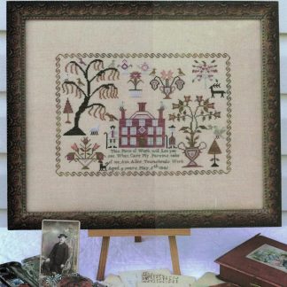 My Precious Jewel: Ann Alice Townshend 1841 cross stitch pattern from 1897 Schoolhouse Samplers 1SS-MYP