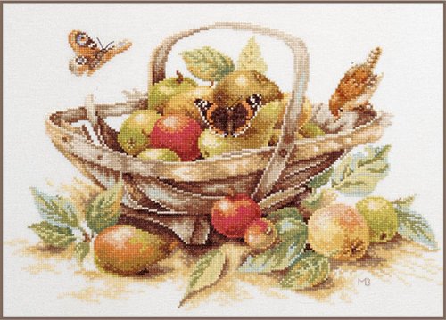 Summer Fruit cross stitch kit from Lanarte LAN-34261