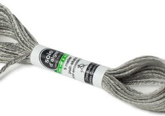 Au Ver A Soie Soie d'Alger 3843 Gris Argent
