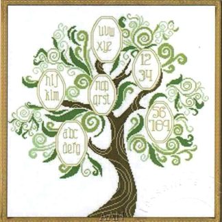 Family Tree cross stitch pattern from Alessandra Adelaide Needleworks AAN-118