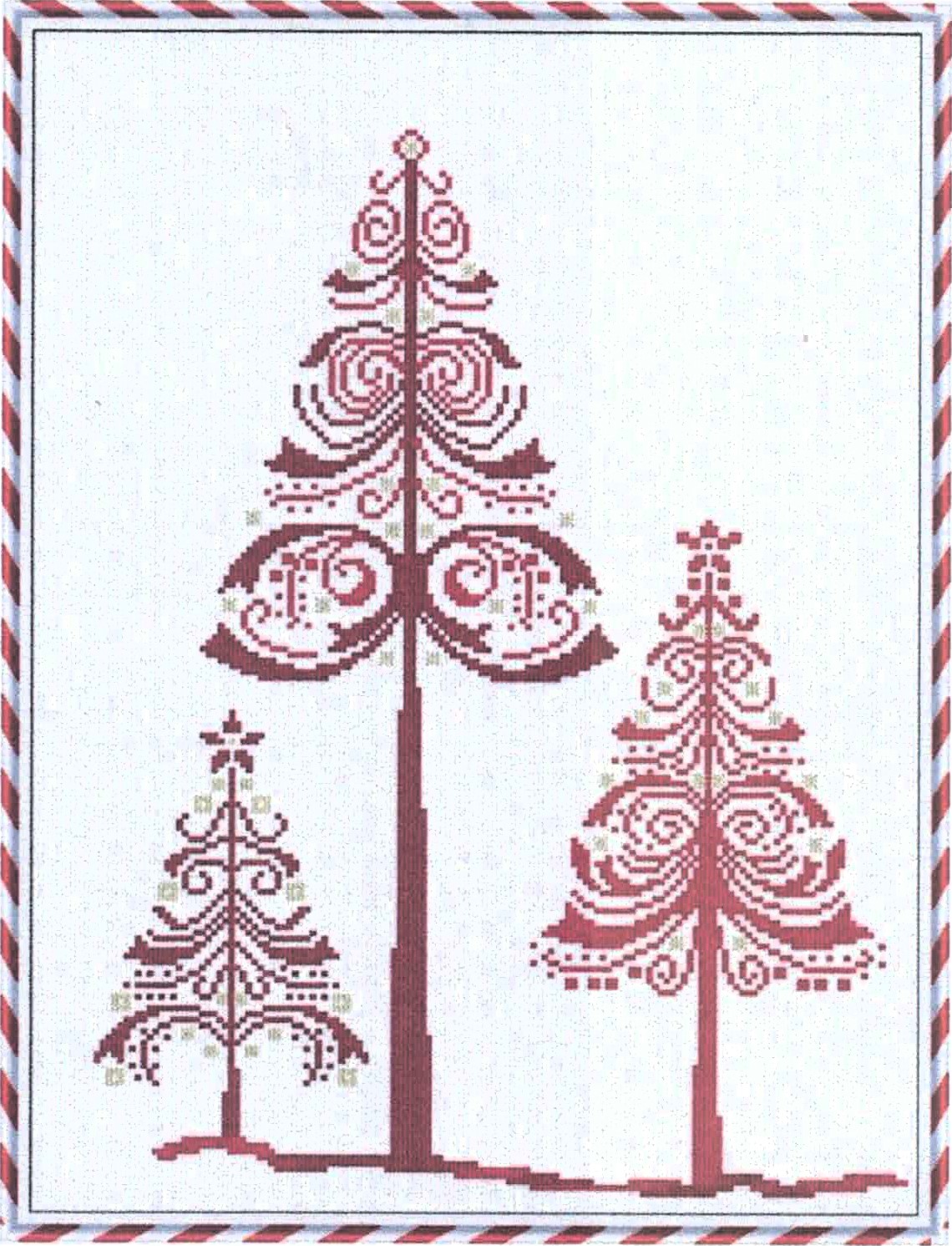Christmas Tree 100 cross stitch pattern from Alessandra Adelaide Needleworks AAN-126