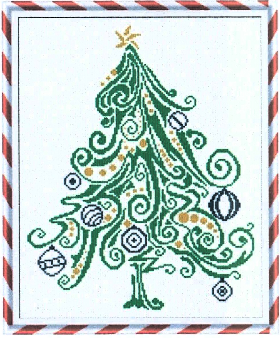 Special Christmas Tree 2012 cross stitch pattern from Alessandra Adelaide Needleworks AAN-175