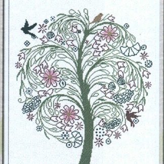 Albero Della Serenita cross stitch pattern from Alessandra Adelaide Needleworks AAN-190