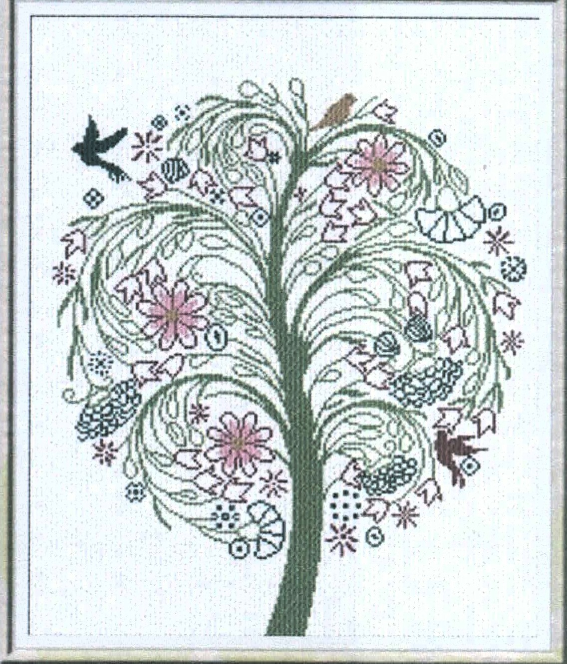 Albero Della Serenita cross stitch pattern from Alessandra Adelaide Needleworks AAN-190