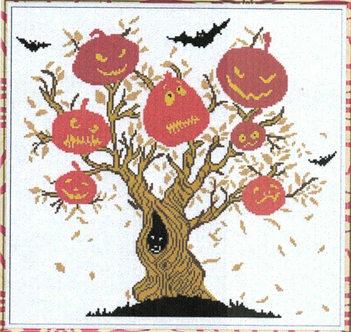Albero Della Paura cross stitch pattern from Alessandra Adelaide Needleworks AAN-213