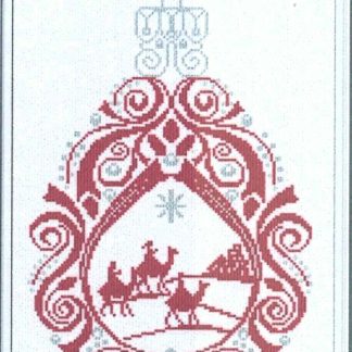 Three Kings Ornament cross stitch pattern from Alessandra Adelaide Needleworks AAN-218