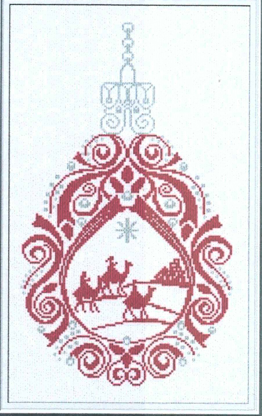Three Kings Ornament cross stitch pattern from Alessandra Adelaide Needleworks AAN-218