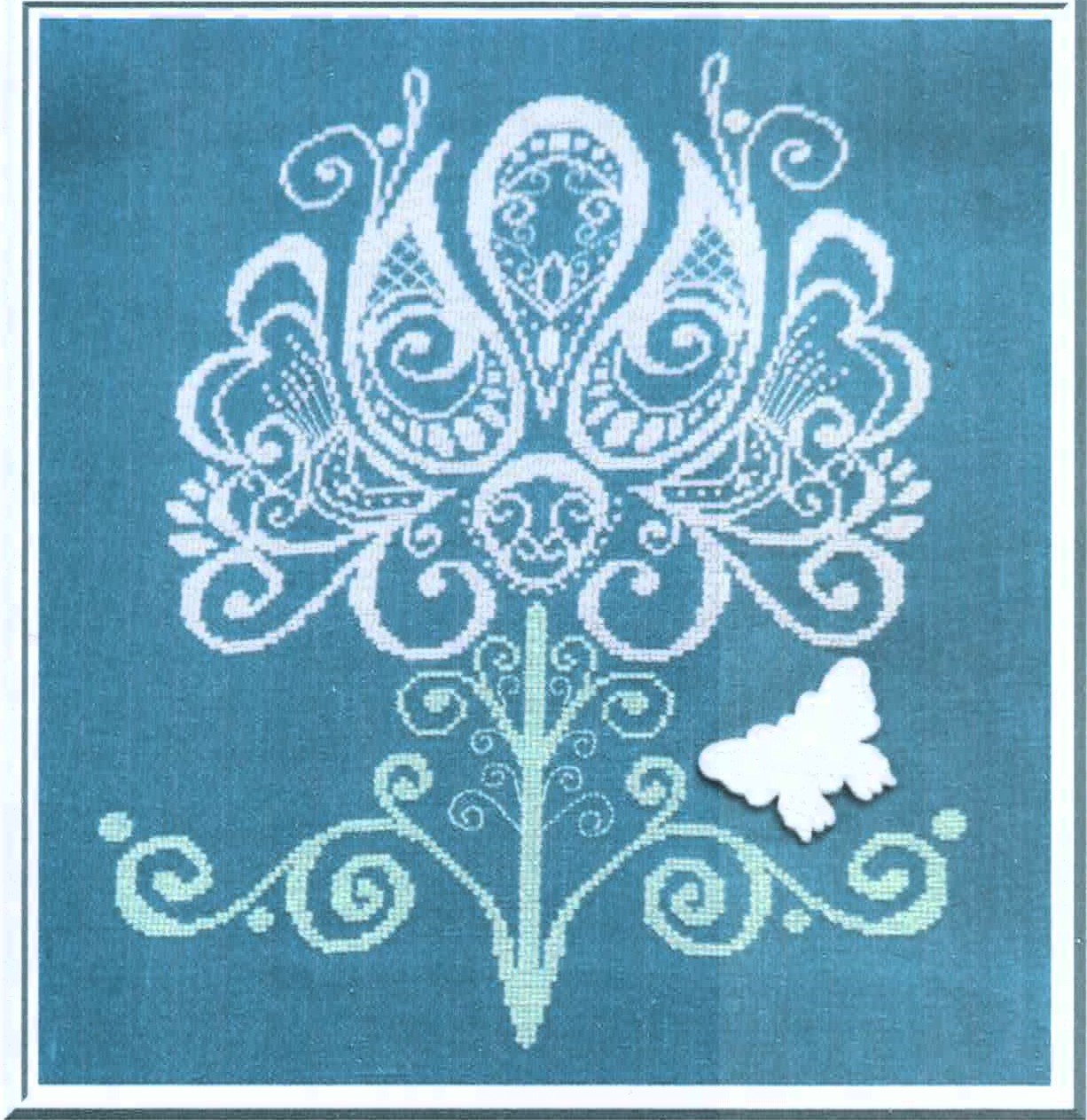 Think of Me cross stitch pattern from Alessandra Adelaide Needleworks AAN-305