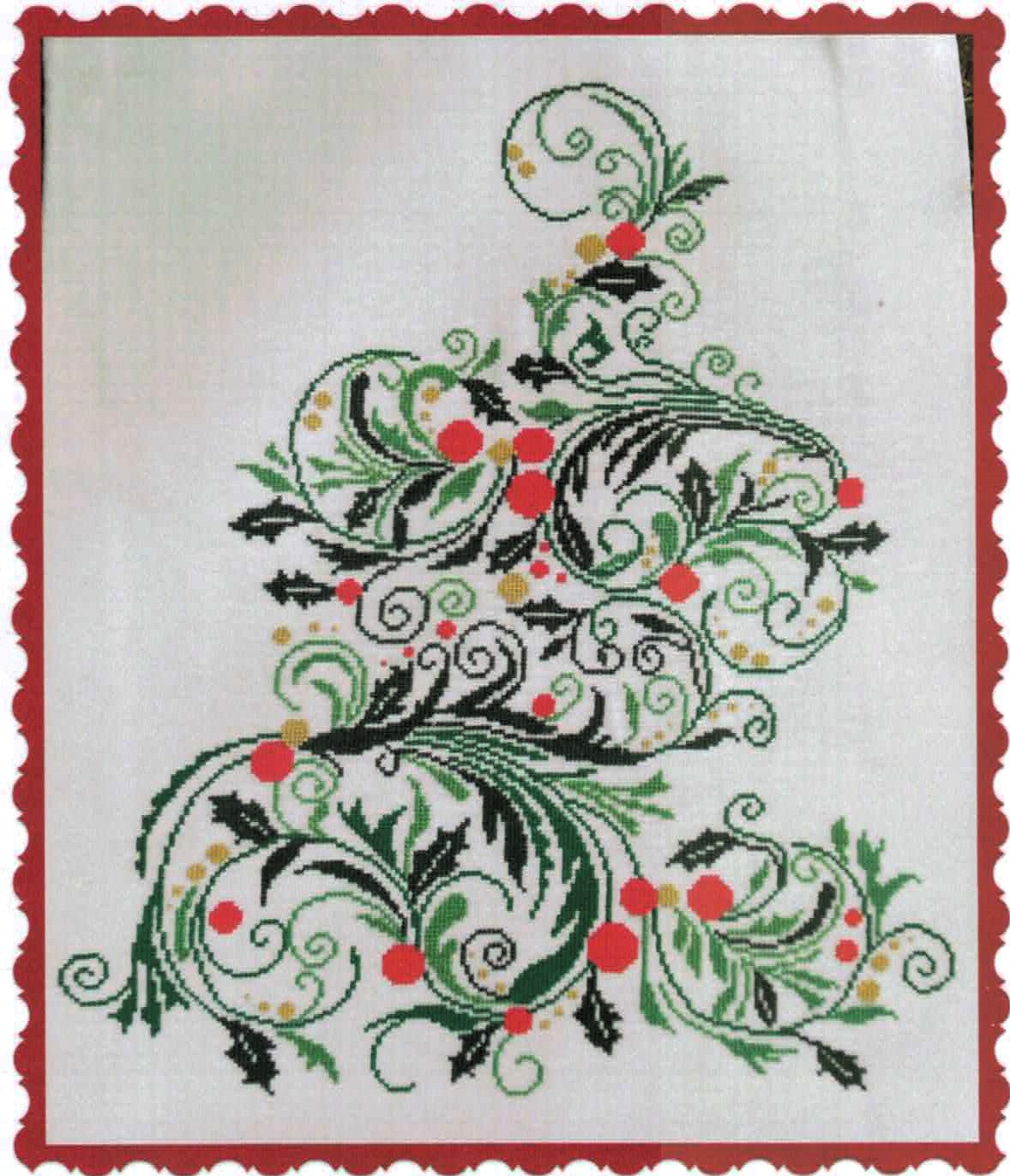 Christmas Tree 91 cross stitch pattern from Alessandra Adelaide Needleworks AAN-323