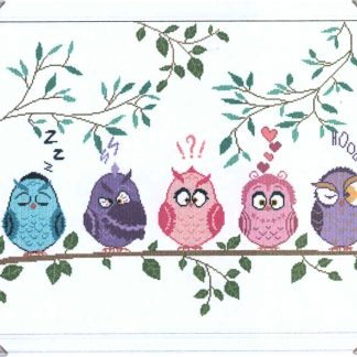 Quattro Chiacchiere tra le Fronde cross stitch pattern from Alessandra Adelaide Needleworks AAN-328