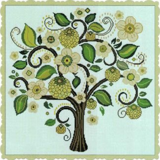 Albero Della Gioia cross stitch pattern from Alessandra Adelaide Needleworks AAN-366