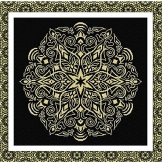 Mandala of Sun cross stitch pattern from Alessandra Adelaide Needleworks AAN-632