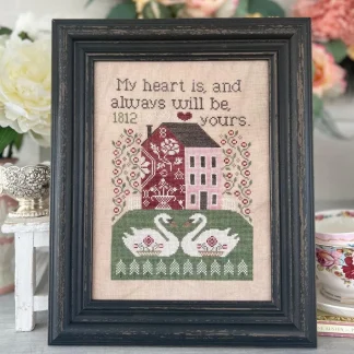 Mr. Ferrars' Confession cross stitch pattern from Annie Beez Folk Art ABF-NW123