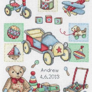 Boy Birth cross stitch kit from Anchor ANC-ACS39