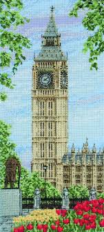 Westminster Clock cross stitch kit from Anchor ANC-PCE0803