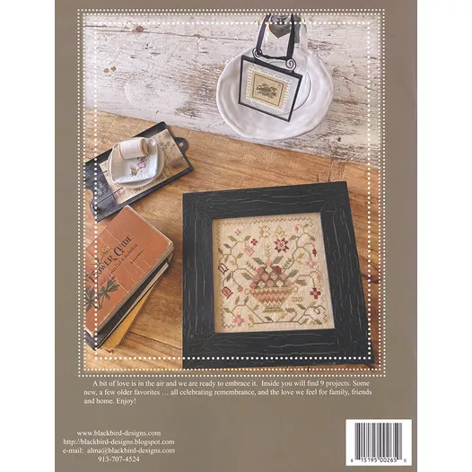A Heart Remembers cross stitch book from Blackbird Designs BBD-AHE