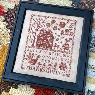 Sampler Holidays: Thanksgiving cross stitch pattern from Blueberry Ridge Design BBR-027