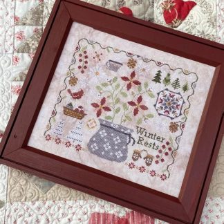 Winter Rests cross stitch pattern from Blueberry Ridge Design BBR-028