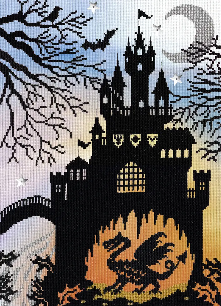 Dragon Castle cross stitch kit from Bothy Threads BT-XE2P
