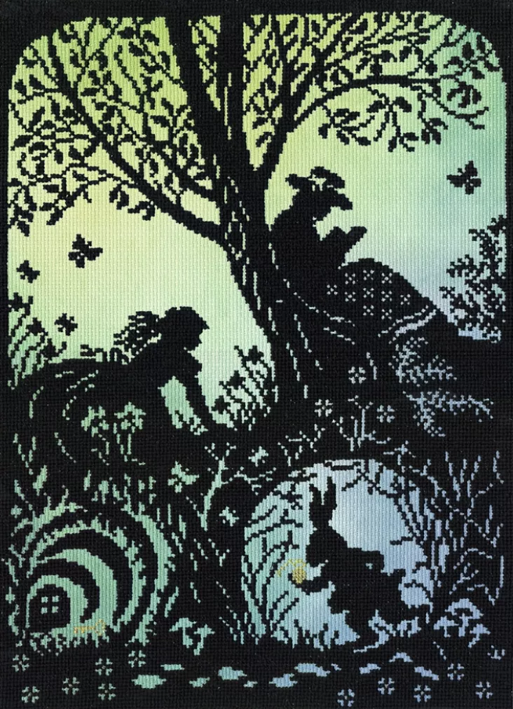 I'm Late cross stitch kit from Bothy Threads BT-XFT10P
