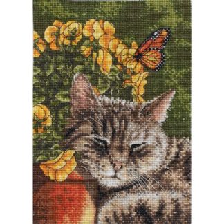 Afternoon Nap cross stitch kit from Bucilla BU-45517
