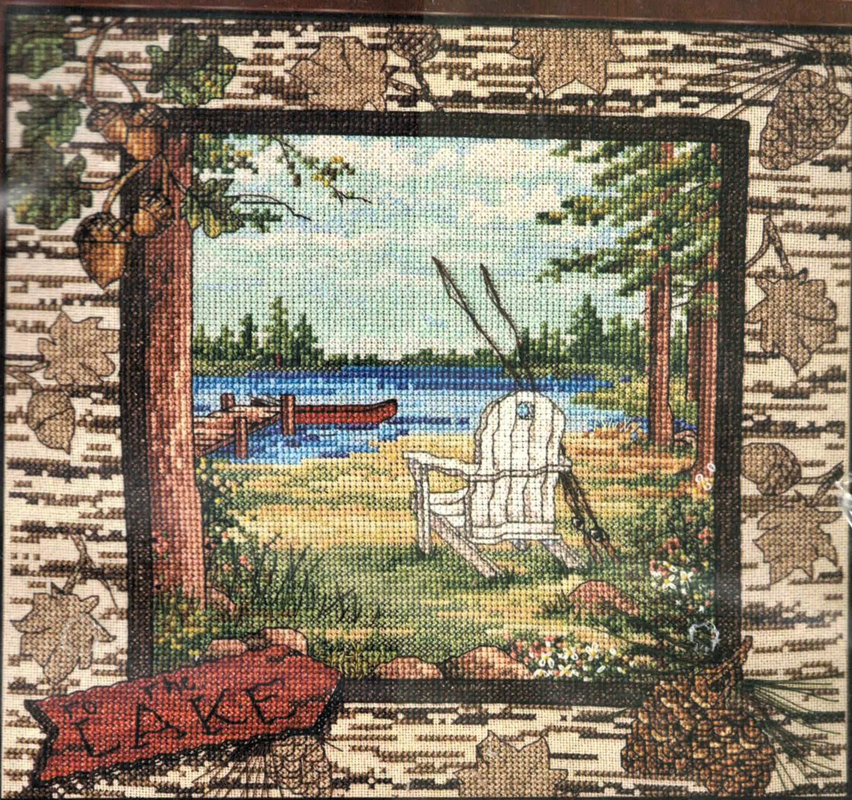 Lakeside Collage cross stitch kit from Bucilla BU-45771