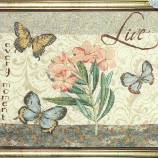 Live Every Moment cross stitch kit from Bucilla BU-45821