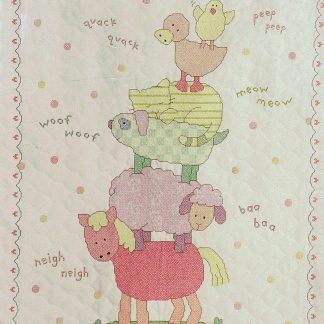 Here-a-Hug Crib Cover cross stitch kit from Bucilla BU-46018