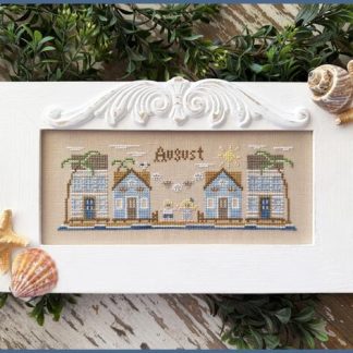 August Mini Village cross stitch pattern from Country Cottage Needleworks CCN-MV08