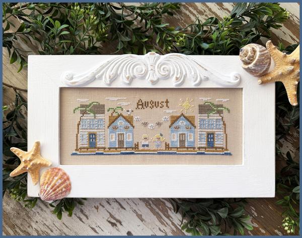 August Mini Village cross stitch pattern from Country Cottage Needleworks CCN-MV08