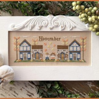 November Mini Village cross stitch pattern from Country Cottage Needleworks CCN-MV11