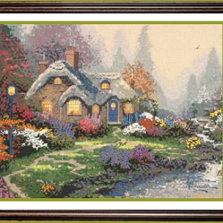 Everett's Cottage cross stitch kit from Candamar Designs CD-51164